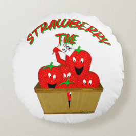 Aardbeientijd! Rond Kussen