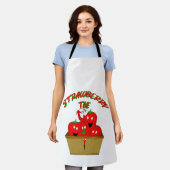 Aardbeientijd! Schort (Gedragen)
