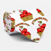 Aardbeientijd! Stropdas (Opgerold)