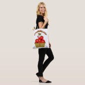 Aardbeientijd! Tote Bag (Op model)
