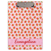  aardbeientroompatroon, speciaal aangepast klembord (Voorkant)