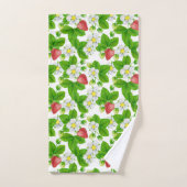 Aardbeientuin Bad Handdoek (Handdoek)