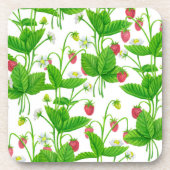 Aardbeientuin Bier Onderzetter (Voorkant)