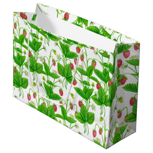 Aardbeientuin Groot Cadeauzakje (Voorkant Gekanteld)