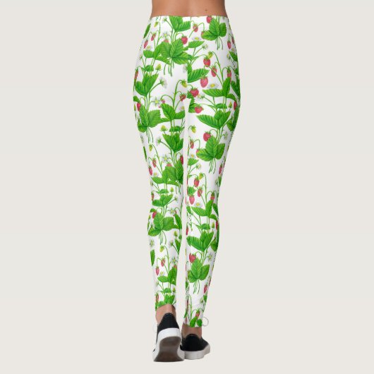 Aardbeientuin Leggings (Achterkant)