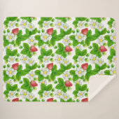 Aardbeientuin Sherpa Deken (Voorkant (horizontaal))