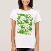 Aardbeientuin T-shirt (Voorkant)