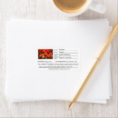 Aardbeientuinen of kledingetiketten van plant. etiket (Insitu)