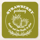 aardbeientuinieren kartonnen onderzetters (Voorkant)
