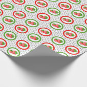 Aardbeienveld Cadeaupapier (Hoek)