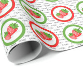Aardbeienveld Cadeaupapier (Rol Hoek)