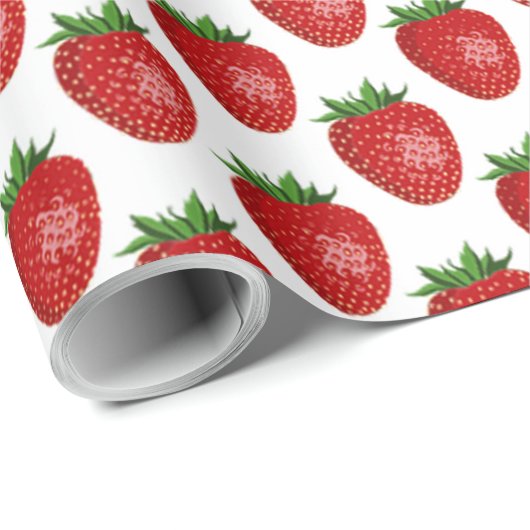 Aardbeienveld Cadeaupapier (Rol Hoek)