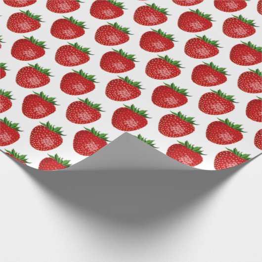 Aardbeienveld Cadeaupapier (Hoek)