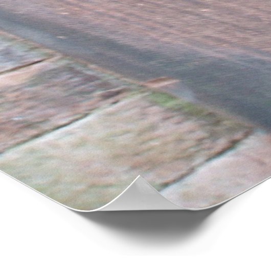 Aardbeienveld Poster (Hoek)