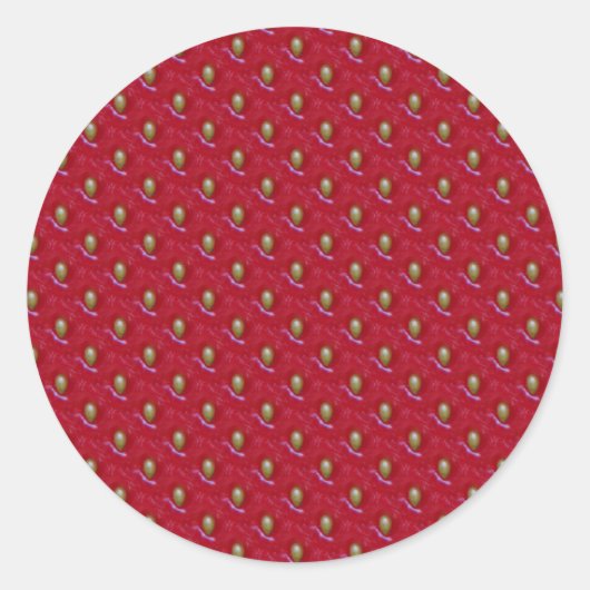 Aardbeienveld Stickers (Voorkant)