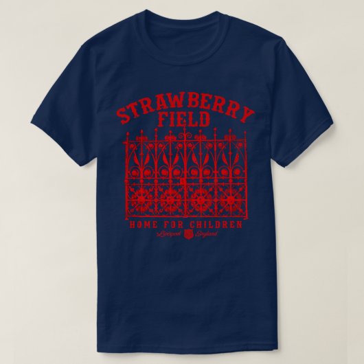 Aardbeienveld T-shirt (Design voorkant)