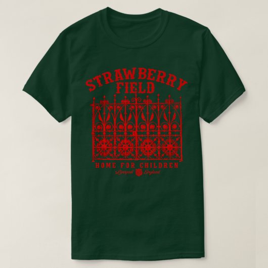 Aardbeienveld T-shirt (Design voorkant)