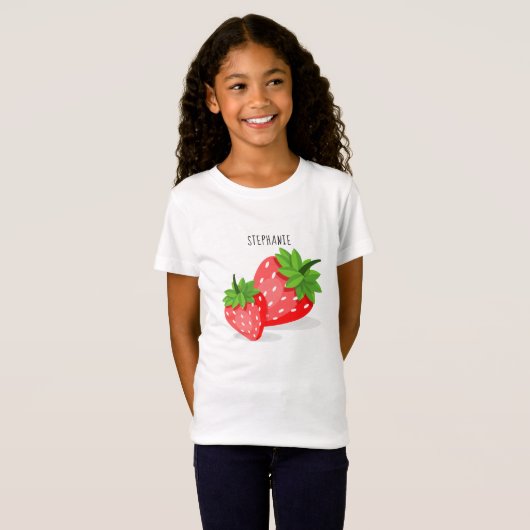 Aardbeienveld T-shirt (Voorkant volledig)