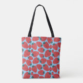 Aardbeienveld Tote Bag (Achterkant)