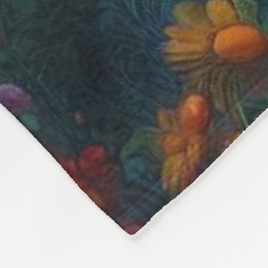 Aardbeienveld van dromen fleece deken (Hoek)