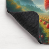 Aardbeienveld van dromen muismat (Hoek)