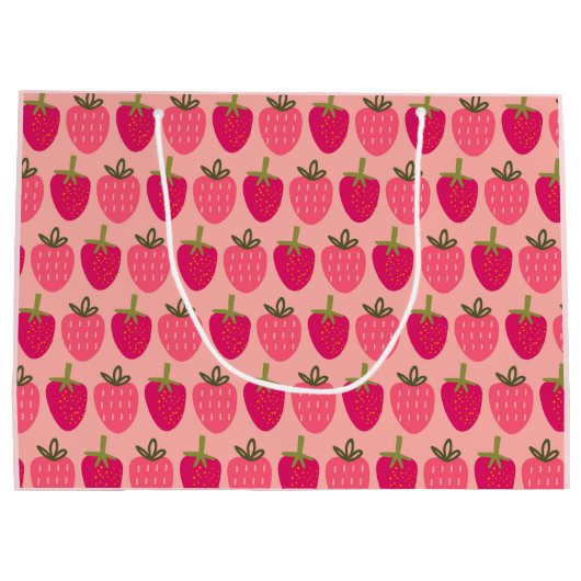 Aardbeienvelden Delight 1 Groot Cadeauzakje (Achterkant)