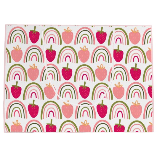 Aardbeienvelden Delight 1 Groot Cadeauzakje (Achterkant)