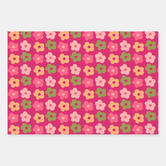 Aardbeienvelden Delight 1 Inpakpapier Vel (Voorkant 3)