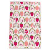 Aardbeienvelden Delight 2 Medium Cadeauzakje (Achterkant)