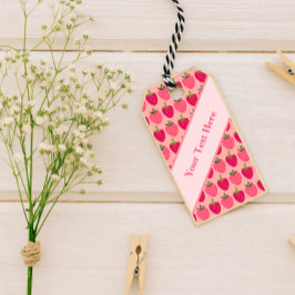 Aardbeienvelden Delight Cadeaulabel