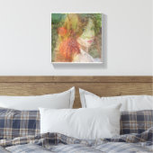 Aardbeienvelden Niets is Echt Canvas Print (Insitu (Slaapkamer))