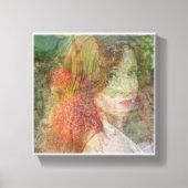 Aardbeienvelden Niets is Echt Canvas Print (Voorkant)