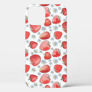 Aardbeienvelden: zomerse frisheid Case-Mate iPhone case