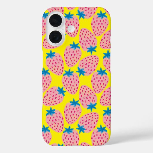 Aardbeienveldgeel Case-Mate iPhone Case (Achterkant)