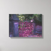 Aardbeienveldhekken Canvas Afdruk (Voorkant)