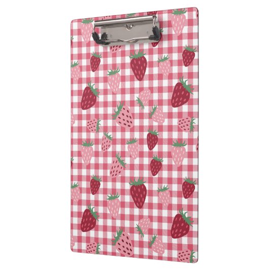 Aardbeienveldpatroon Klembord (Links)