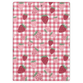 Aardbeienveldpatroon Klembord (Achterkant)