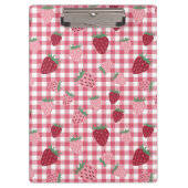 Aardbeienveldpatroon Klembord (Voorkant)