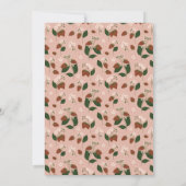 aardbeienverlovingsfeest kaart (Achterkant)