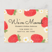 Aardbeienverplaatsing Briefkaart (Voorkant)