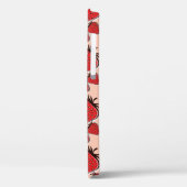 Aardbeienverrukking: patroonbedel. Case-Mate iPhone case (Achterkant / Links)