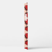 Aardbeienverrukking: patroonbedel. Case-Mate iPhone case (Achterkant / Rechts)