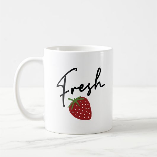 Aardbeienvers Koffiemok (Links)