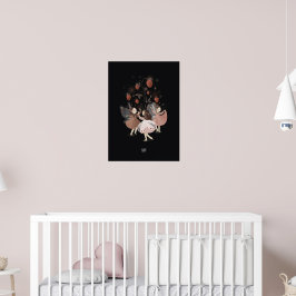 AARDBEIENVLINDER van Alexandra Dikaia Poster