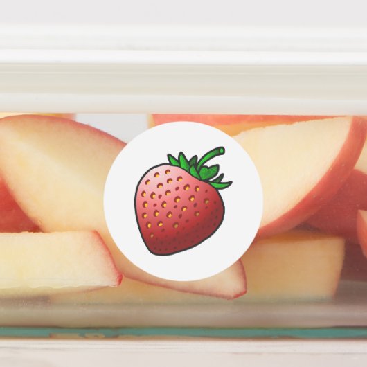 Aardbeienvoer Labels (Aangebracht)