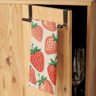 AARDBEIENVRUCHT THEEDOEK