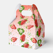 Aardbeienvruchten Bedankdoosjes (Achterkant)