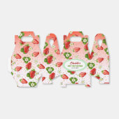 Aardbeienvruchten Bedankdoosjes (Uitgevouwen)