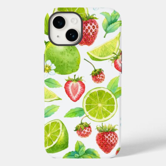 Aardbeienvruchten | iPhone 14 Hoesje-Mate Case-Mate iPhone Case (Achterkant)