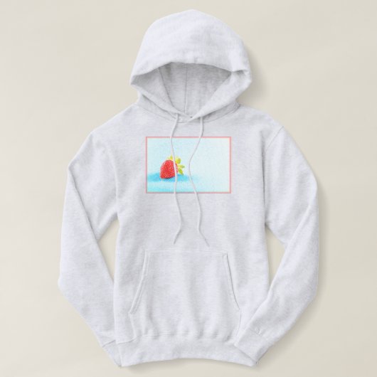"Aardbeienvruchten" koetfoto. Bestel nu Hoodie (Design voorkant)